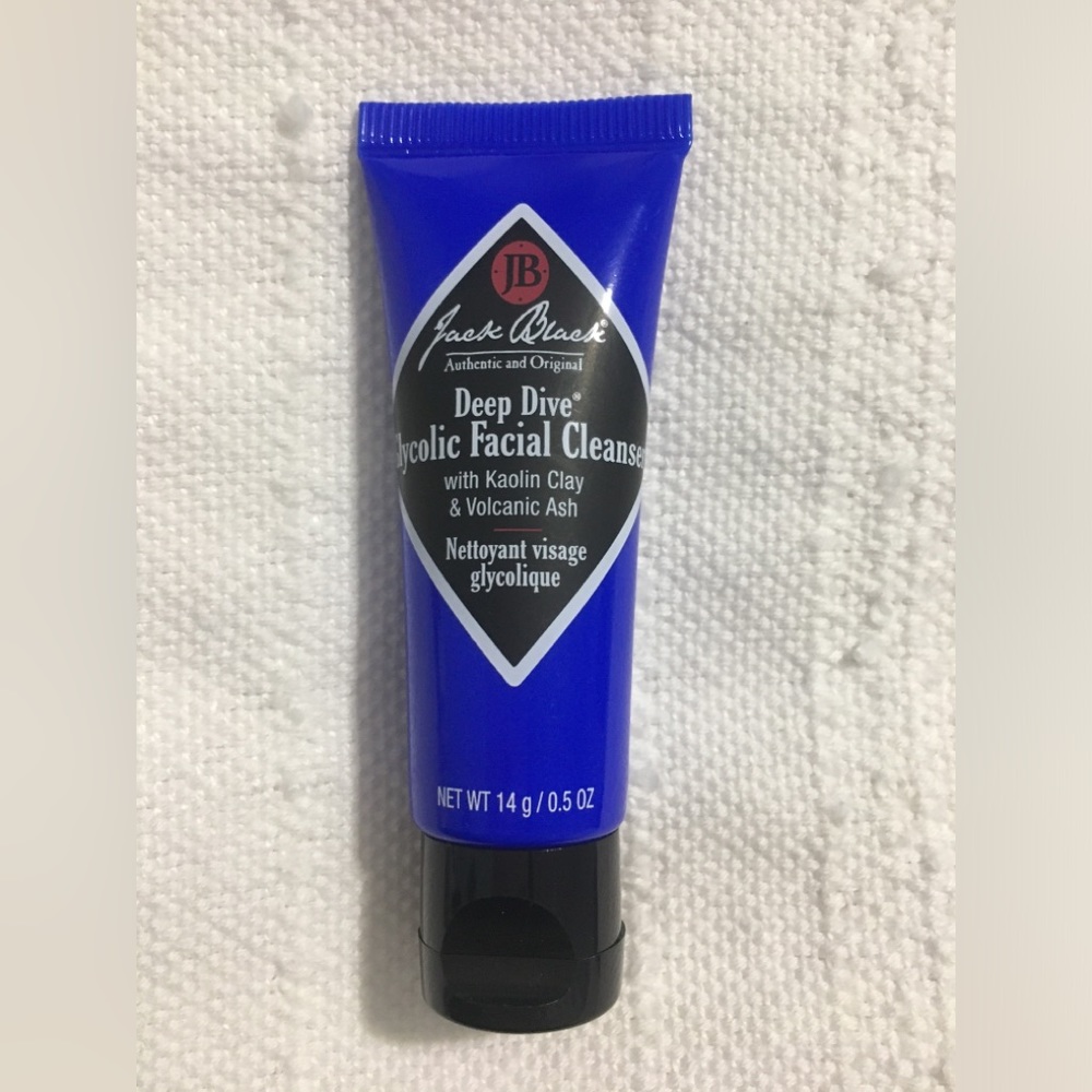 Jack Black Deep Dive™ Glycolic Facial Cleanser with Makeup Bag